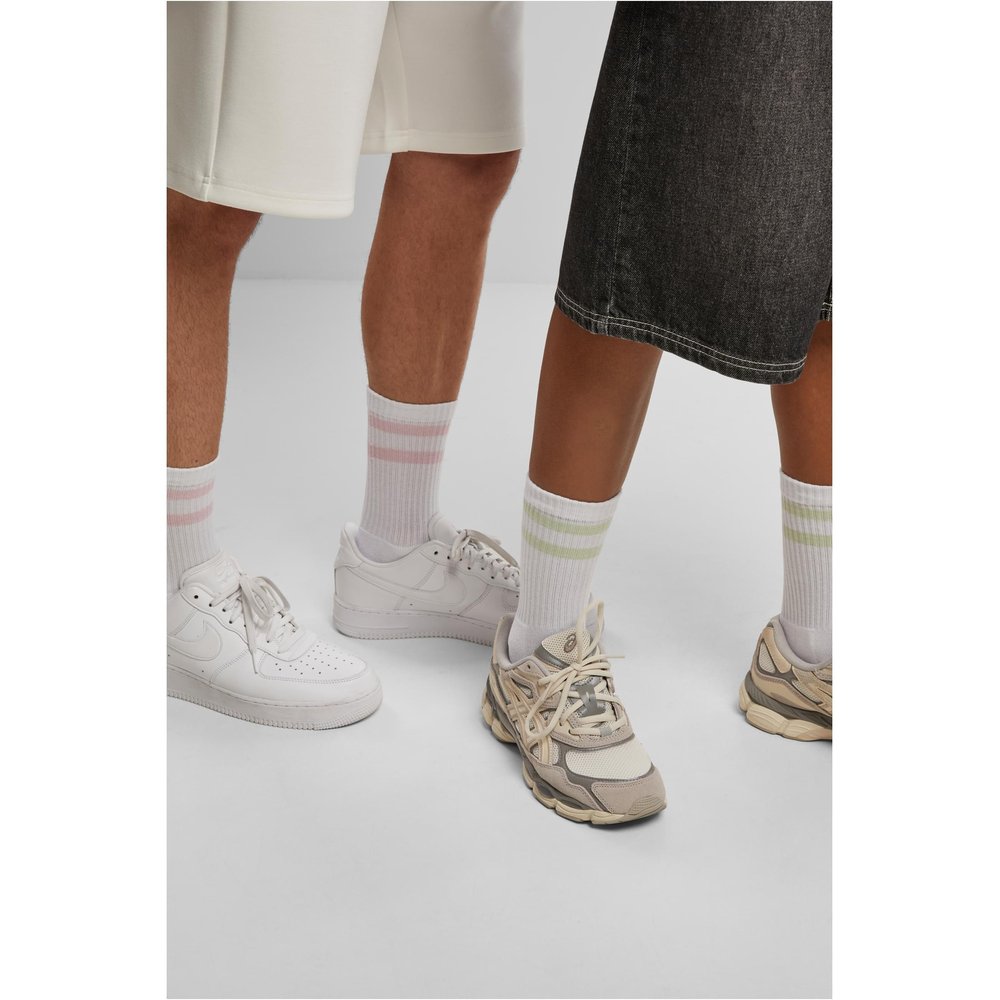 Urban Classics - Double Stripe 5Pack Chaussettes - Multicolore